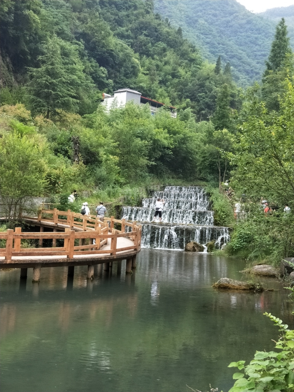 十堰龙潭河,九龙瀑,武当南神道风景区